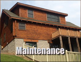  Saluda, North Carolina Log Home Maintenance